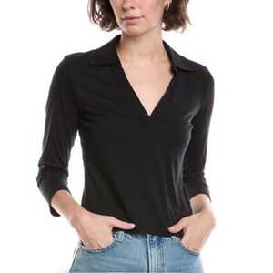 Frame Denim Womens Frame The Baby Polo - XS